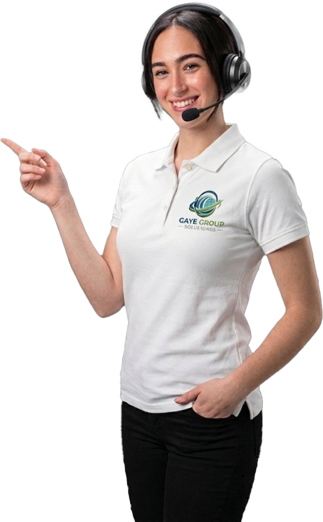 mujer señalando 1.1